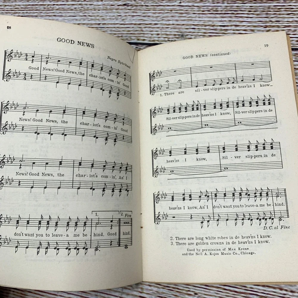 Sing High Sing Low Music Book for Singers 7 - 17 Compiled by Mary A Sanders 1946